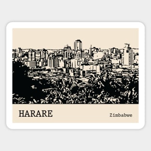 Harare Zimbabwe Magnet